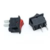 5pcs KCD11-101 3A / 250V black 10 * 15mm SPST 2PIN in / from G130 boat car dashboard rocker switch RV ATV home ► Photo 3/6