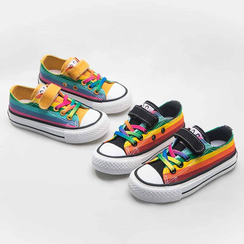 rainbow kids shoes