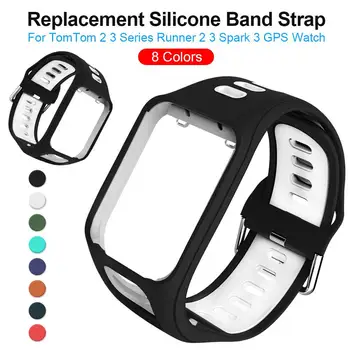 

Silicone Replacement Strap For TomTom 2 3 SPARK Series Runner 2 3 Series Golfer 2 Series Adventurer GPS Watch Wrist Band Strap