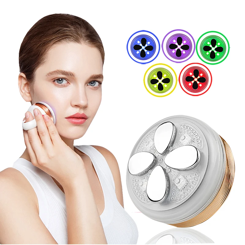  5 in 1 RF Radio Frequency LED Photon Face Lifting Skin Tightening Wrinkle Removal Facial Physical B