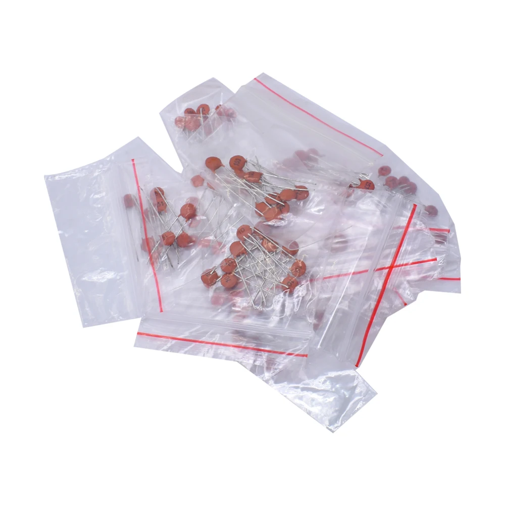 300pcs/lot Ceramic capacitor set pack 2PF-0.1UF 30 values*10pcs Electronic Components Package capacitor Assorted Kit samples Diy