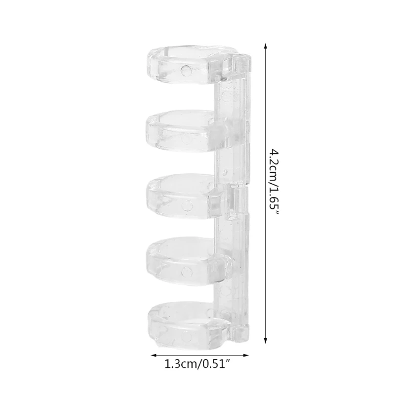 10 Pcs 5 Holes Circles Ring Binding Ring for Loose-leaf Notebook Binder Album Scrapbook Paper Files Spiral Binding Clips