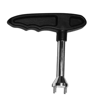 

Practical Golf Shoes Spikes Plastic Handle Black Golf Shoe Cleats Wrench Spike Removal Accessories Tool Club Training Aids