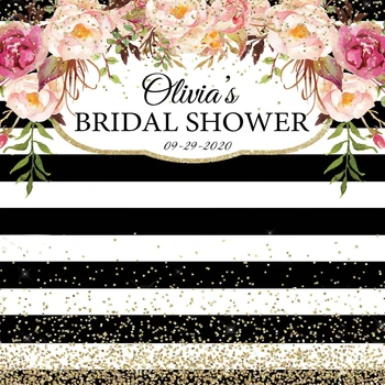 

wedding photo back drop Customized bridal shower back drops curtains floral photoshoot decorations background vl224