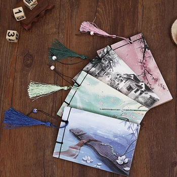 

Chinese Style Retro Vintage NoteBook Sketchbook Journal Diary Book Mini Weekly Planner Notepad Stationery Office School Supplies