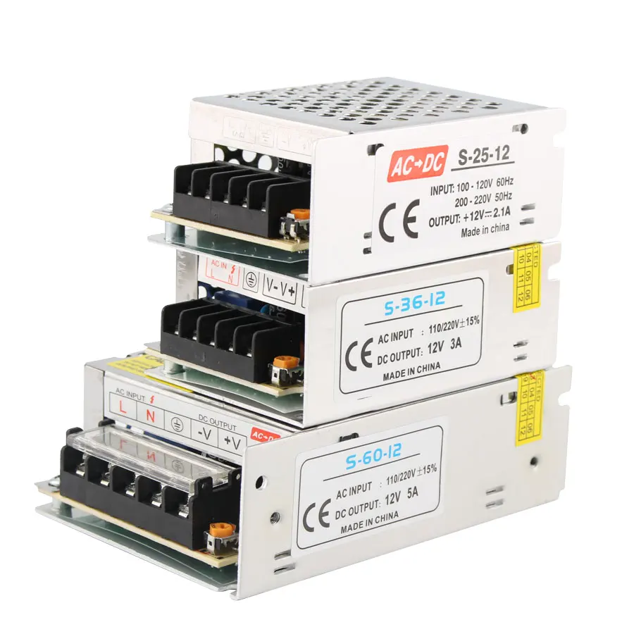 

High Voltage Transformer Power Supply 12V 24V 3V 9V 15V 18V Current Transformer Power Supply AC DC 2A 3A 5A 10A 15A 20A 30A 40A