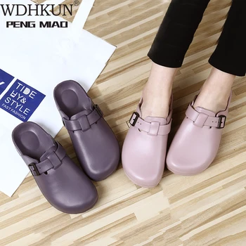 

Women Classic Anti Bacteria Surgical Medical Shoes Safety Closed Toe Mule Clogs Slippers Cleanroom Work Slides For Women Unisex