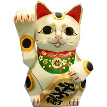 

Lucky Cat Lucky Treasure Paper Craft Handmade DIY Student Paper Cut