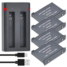 1700mAh Battery Li-ion Akku + Charger for Insta360 ONE X2 Camera