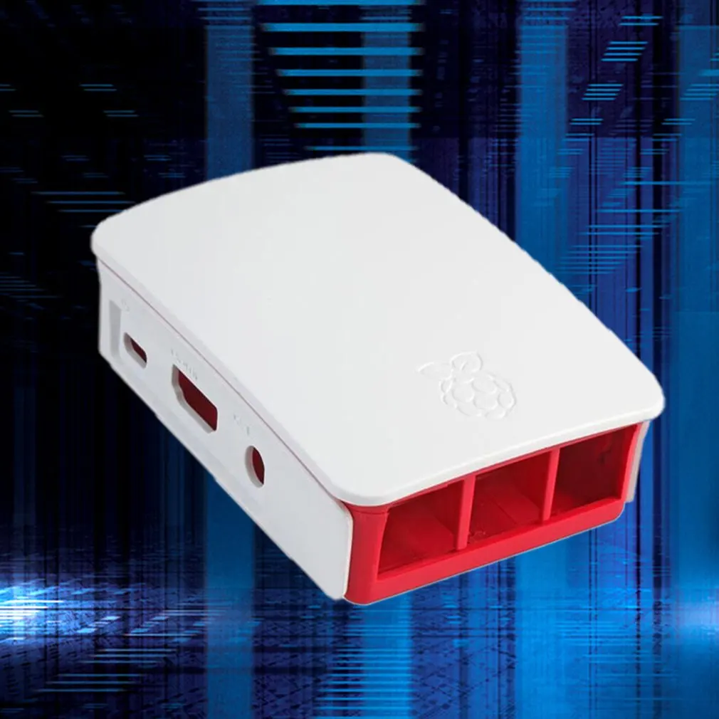 Raspberry Pie 3 оболочки Raspberry Pi чехол 3b+ специальная защитная коробка чехол для компьютера красный и белый корпус