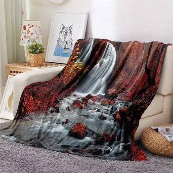 

Custom DIY Print Blanket Scenery Coral Fleece Fuzzy Blankets on Bed Throws Bedsheet for Kids Girls