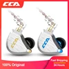 CCA C12 Metal Headset 5BA+1DD Hybrid 12Units HIFI Bass Earbuds Noise Cancelling Earphones In Ear Monitor Earphones  KZ ZSX ZAX 1