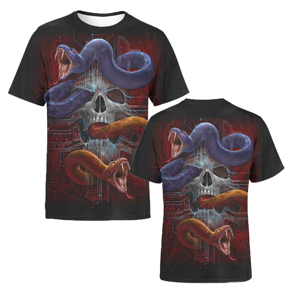 関送込 DND4DES Distressed Skull Graphic T-Shirt DND4DES Distressed Skull Graphic T-Shirt