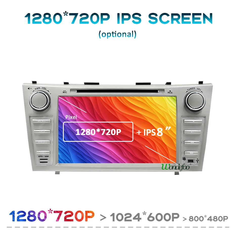 DVD плеер Wondefoo PX6 автомобильный 8 дюймов Android 10 2 DIN|Мультимедиаплеер для авто| |