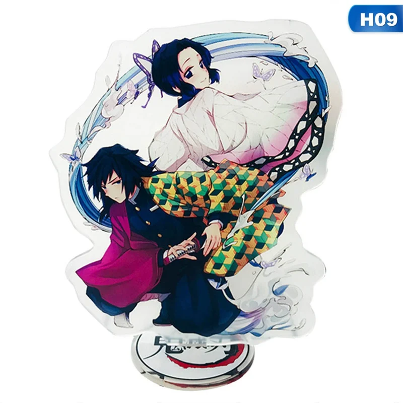 Японское аниме Demon Slayer: Kimetsu No Yaiba Kamado Tanjirou Kamado Nezuko Косплей фигурка на акриловой подставке модель настольная Декор игрушка подарок - Цвет: H09