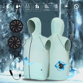 

Summer Cooling Air Conditioning Clothing Refrigeration Outdoor Sun Protection fan, nine-Leaf fan