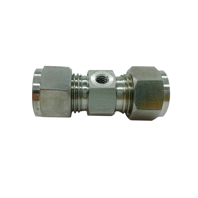 High Pressure Hose connector 3/8 Inch 9.52mm Compression Nozzle Set with One Hole UNC10-24 Thread