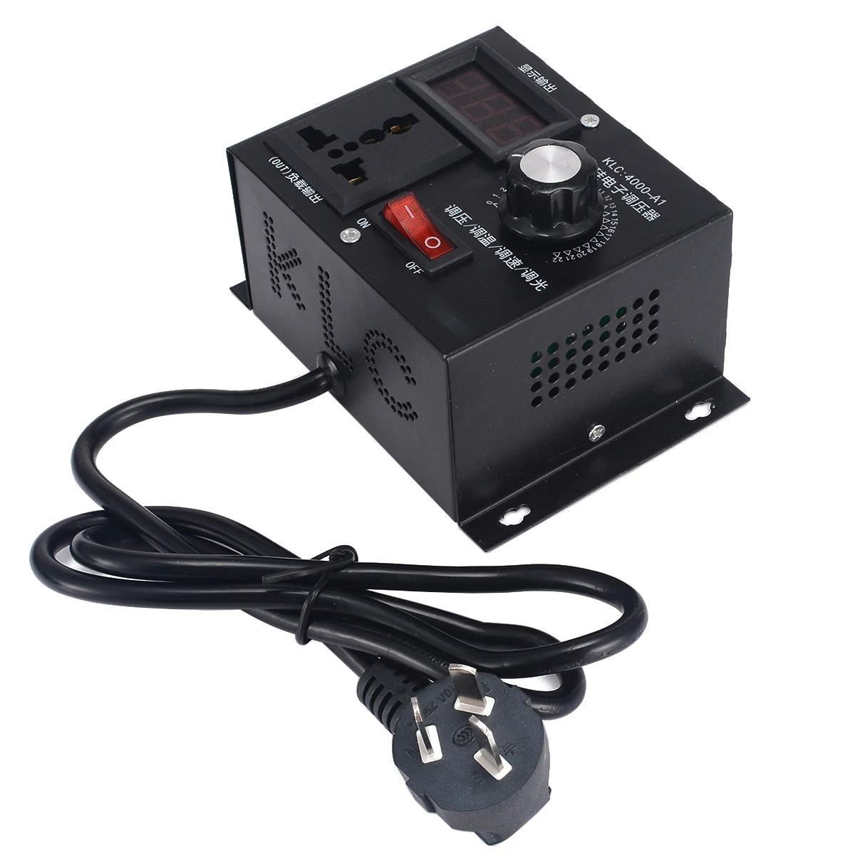 1Pc Variable Voltage Controller AC 220V Voltage Controller 4000W Variable Voltage Controller For Fan Speed Motor Control Dimmer