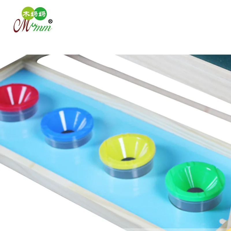 

Wood Multi-functional Handwriting Board Children Coated Drawing Board Double-Sided Magnetic Drawing Board Educational, Science A