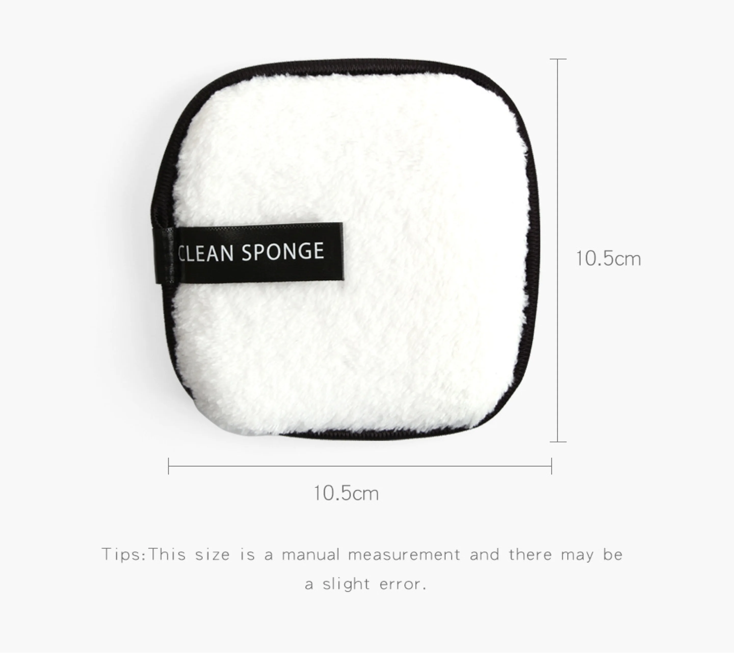 5PCS Reusable Makeup Remover Discs Face Makeup Eraser Cotton Pads Soft Microfiber Makeup Remover Cloth Facial 4