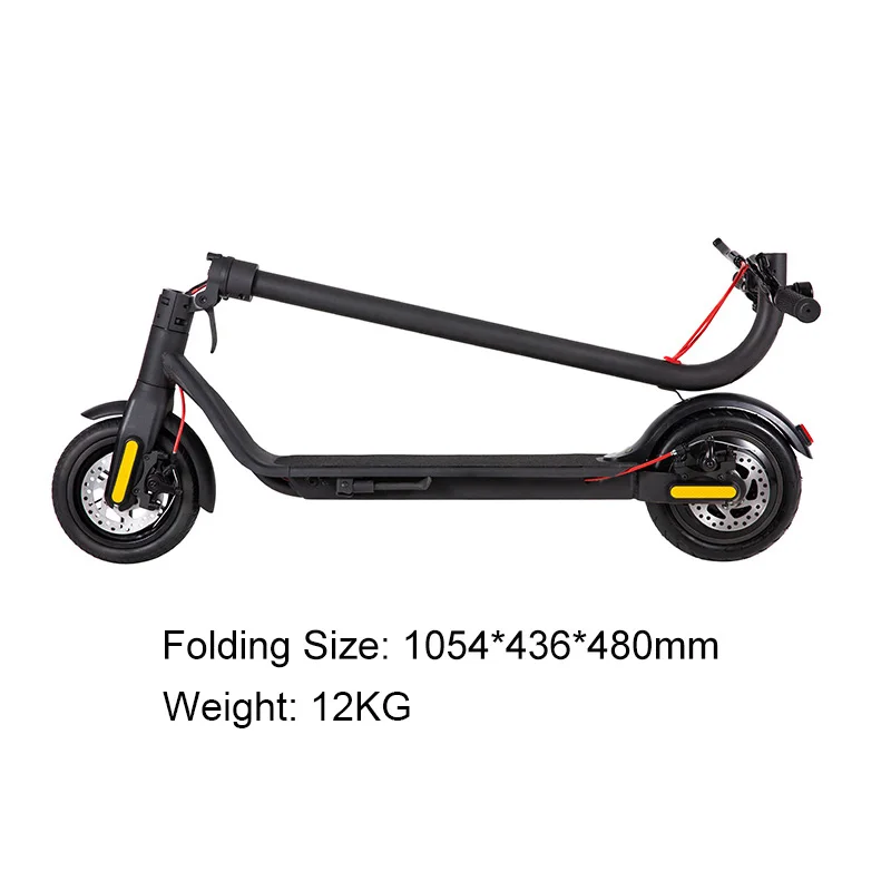  8.5 inch Electric Scooter 250W Rear Motor Wheel 10AH Lithium Battery Foldable patinete eletrico adu