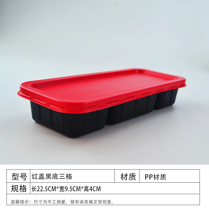 50 наборов Microwavable Одноразовые Цветные прямоугольные коробки для ланча коробочка для соуса Cracker box пищевые контейнеры вынос - Цвет: K