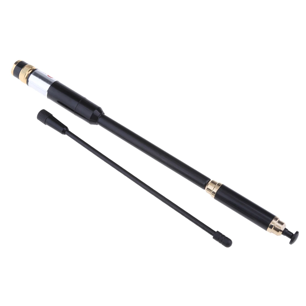 AL-800 Telescopic Dual Band Amateur Ham Radio & Scanner Antenna BNC Connector - 2 In 1
