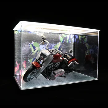 

Building Block Acrylic Display Box Show Box for 10269 Davidson - Three Lights Type C (Display Box Included Only, No Kit)For Kids