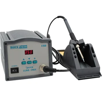 

QUICK203H 90W High Frequency Digital Display SMD Soldering Station Intelligent Lead Welding Machine BGA Rework Soldering Station