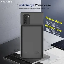 Backup Battery Charger Case For Samsung Galaxy Note 10 Portable Charge Poverbank Case For Samsung Note 10 Plus External Battery
