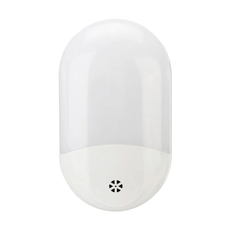 LED PIR Motion Sensor Smart Night Light AC 100-240V for Bathroom Home Lamp Lighting Bulb EU Plug Warm White