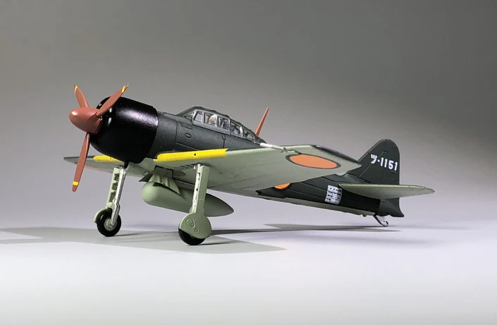 1:172 1/172 масштаб WWII Япония A6M Zero FighterPlane литой металлический самолет модель самолета