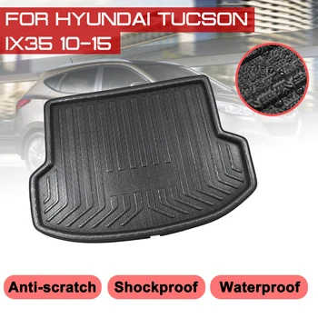 

Car Rear Trunk Boot Mat Waterproof Anti Mud Tray Cargo Liner Floor Mats Carpet For Hyundai Tucson IX35 2010-2015