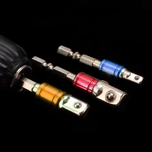 

5PC 1/4 inch Bit Set Impact Driver Socket Adapter Set with Magnetic Extension Bit Holder for Impact Driver with Hex Shank