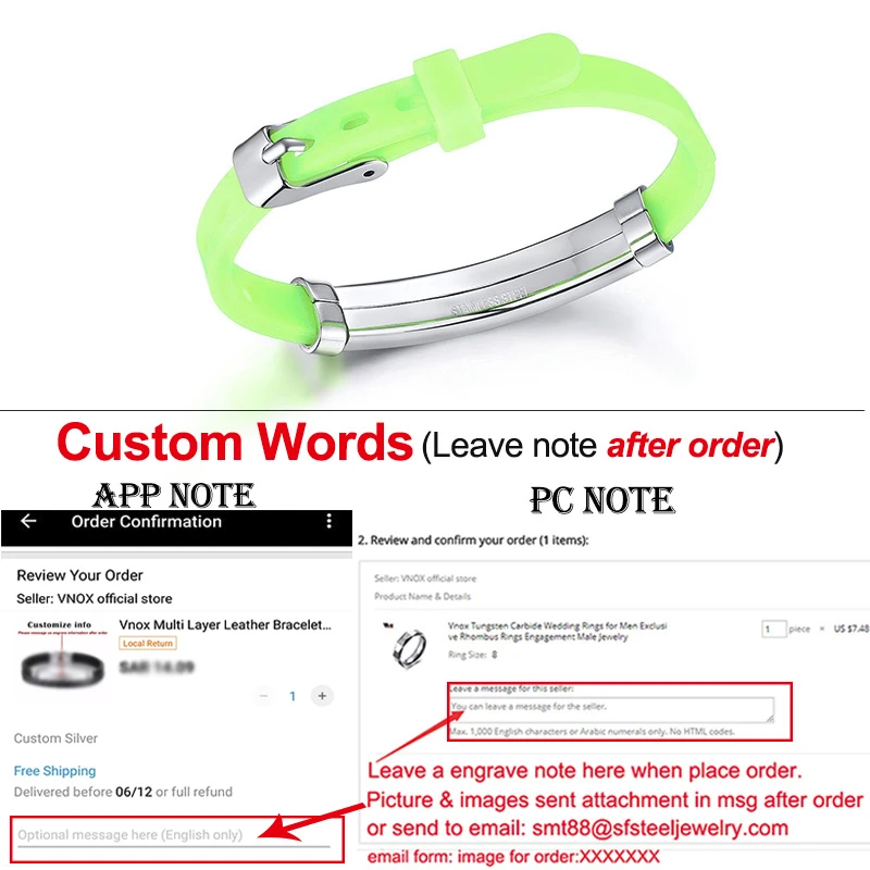 Personalize Kids Medical Alert ID Bracelet for Baby Girls Boys Silicone Band with Stainless Steel Tag Emergency Reminder