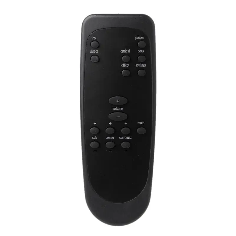 Black Black Plastic Remote Control Controller Replacement for Logitech Z5500 Z-5500 Z5450 Z-5450 Z680 Z-680 Computer System