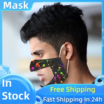 

Fast Delivery! Skin Care Mask Mondkapjes 4pc Smile Communicator Face With Clear Vinyl Visible Expression Lip Reading Mascarilla