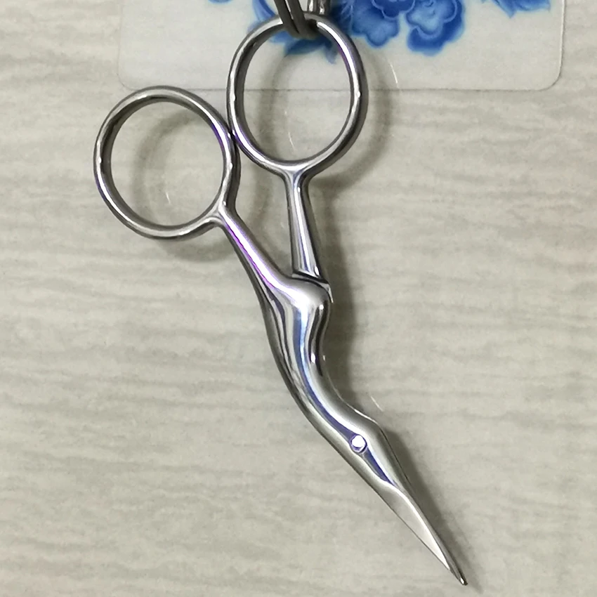 9.4cm Black Crane Stainless Steel Zigzag Scissors DIY Craft Scissors Sew Diamond Painting Scissors Sewing Machine Accessories 5