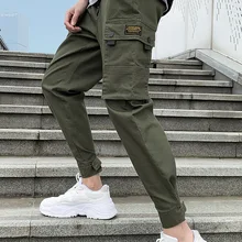 Деревянные Брюки карго мужские уличные штаны хип-хоп лучи мужские однотонные мужские брюки-шаровары тренд стильные комбинезоны брюки плюс M-7XL