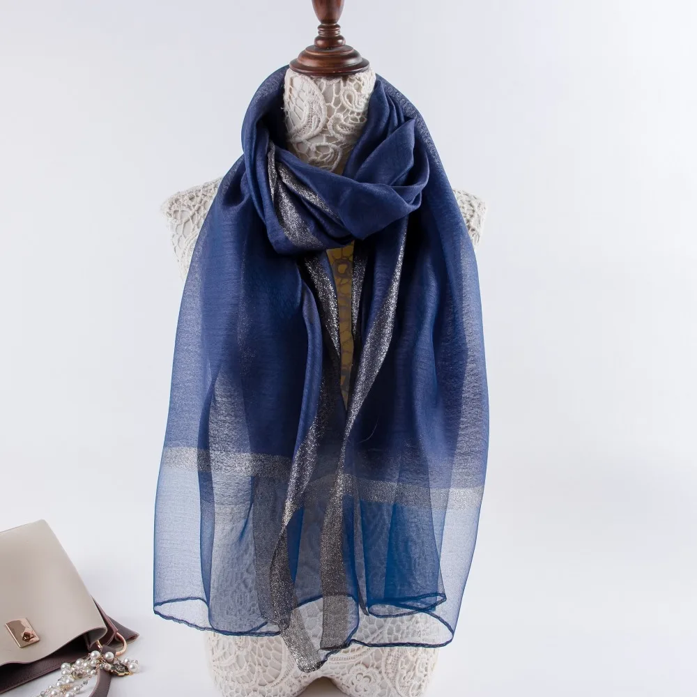 Весна лето женский длинный шелковый шарф для женщин и мужчин шарфы шали и палантины пашмины Прямая поставка
