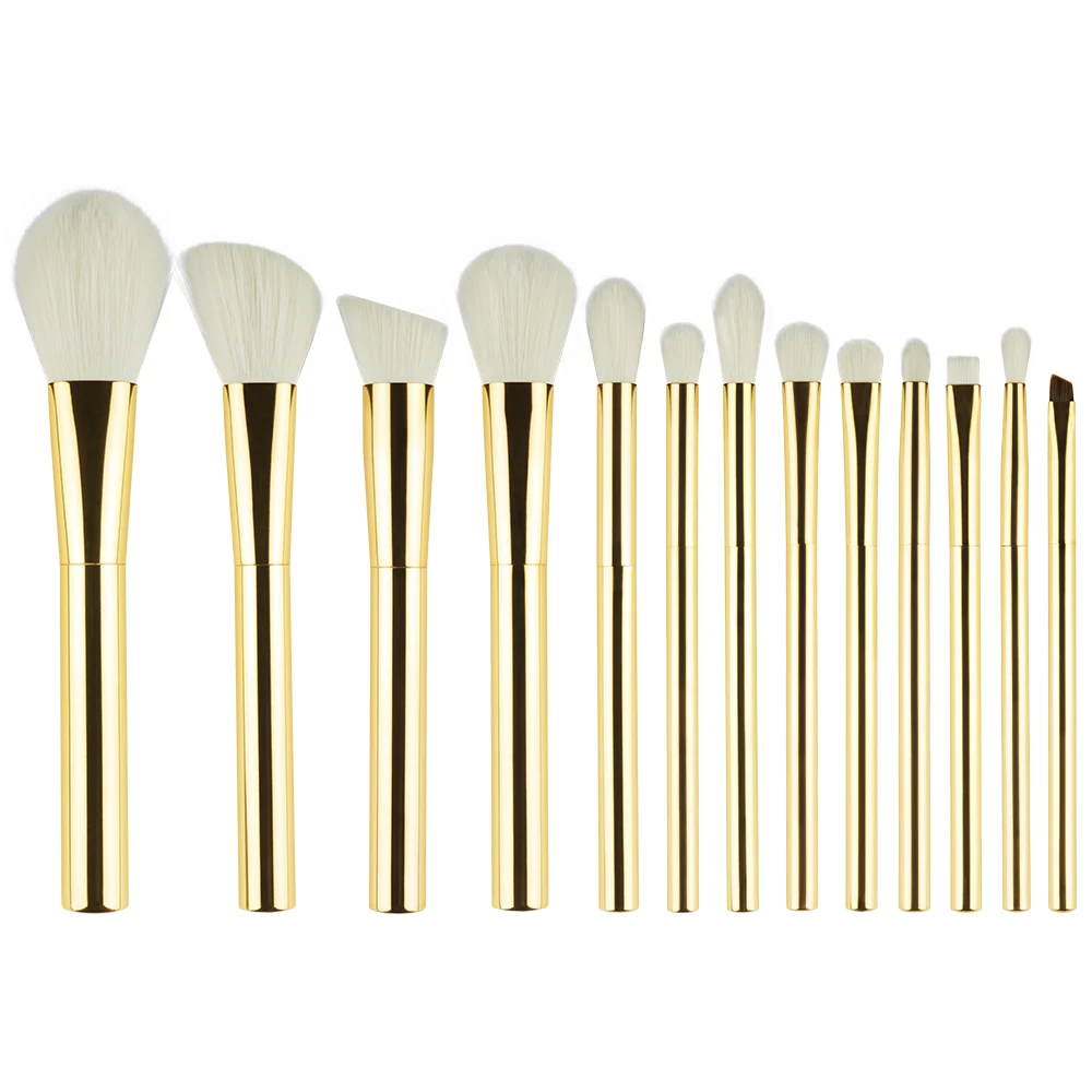 

13 Pcs Premium Makeup Brush Kit for Foundation Powder Eye-Shadow Eyebrow Brush