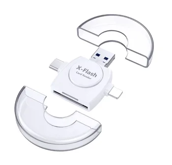 

Micro USB Type C OTG SDHC SD TF Card Reader for iPhone X XS MAX XR 7 8 PLUS 5S 6 for iPad Android Phone for Samsung S5 S6 S7 S8+