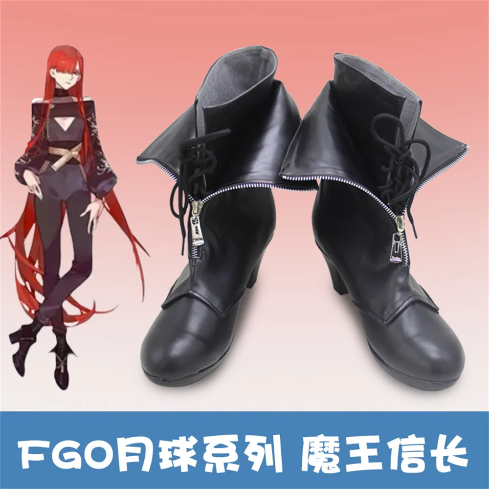 

FGO Fate Grand Order Oda Nobunaga Cosplay Shoes Boots Game Anime Carnival Party Halloween Chritmas Rainbowcos0 W2066