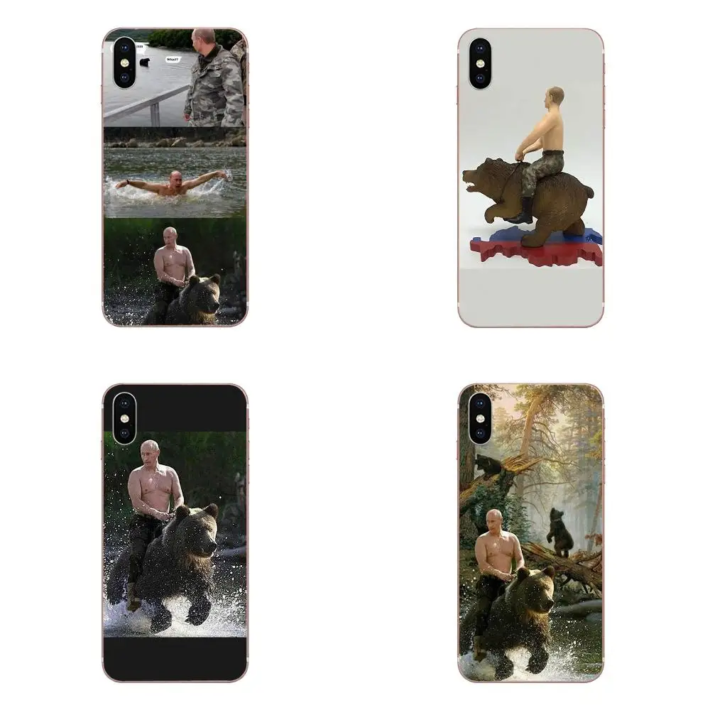 

Vladimir Mr Putin Russian Riding Bear For Huawei Honor 4C 5A 5C 5X 6 6A 6X 7 7A 7C 7X 8 8C 8S 9 10 10i 20 20i Lite Pro