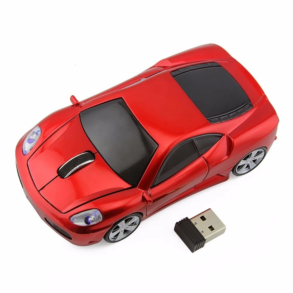 CHYI классная Беспроводная 3D Автомобильная мышь 1200 dpi, оптическая игровая мышь, USB компьютерная мышь для геймера, ПК, настольного ноутбука для детей