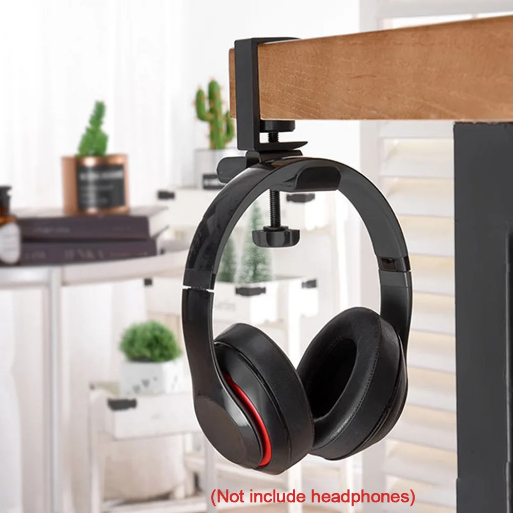 Display Rack Non Slip Anti Scratch Rotatable Hanger Aluminum Alloy Desk Holder Multifunctional Headphone Stand Home Office