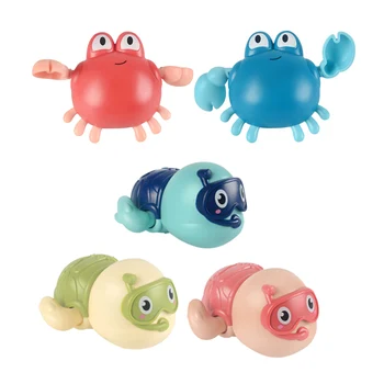 

Classic Baby Water Toy Infant Swimming Wound-up Chain Clockwork Kids Bath Toys Easy Carrying Swimming Portable Parts