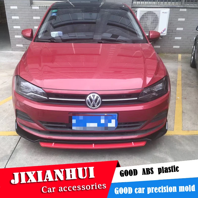Задний спойлер для Volkswagen POLO 2019-2020 задний 4DEC ABS диффузор переднего бампера |