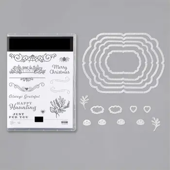 

CELEBRATION TIDINGS Frame Stamps and Dies For Scrapbooking cutting dies stamps and dies for card making stamps and dies 2020