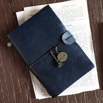 

HandMade Cowhide Vintage Notebook Journal Leather Cover Diary genuine travel diary Sketchbook Planner Blank Kraft Paper Gift